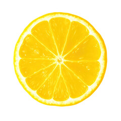 slice of lemon with transparent background PNG and JPEG image