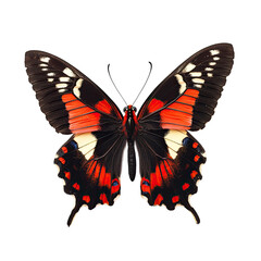 Naklejka premium Vibrant butterfly, detailed wings