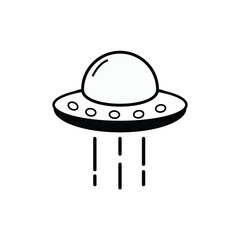 set of space icon illustration