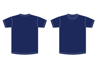 Tシャツ　紺　ネイビー　青