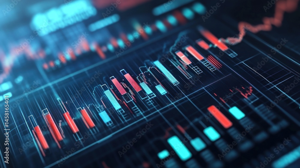 Poster interactive financial data dashboard