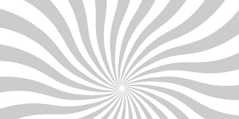 Light grey gradient Sunburst background. Geometric abstract white and gray cartoon, poster wallpaper. Abstract white sun rays sunburst backdrop background.