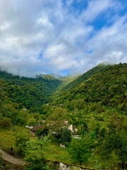 Obraz premium mountain landscape with blue sky, North of Iran