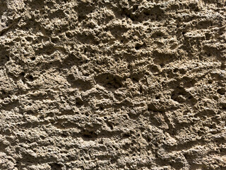 Macro photography of beige porous surface background