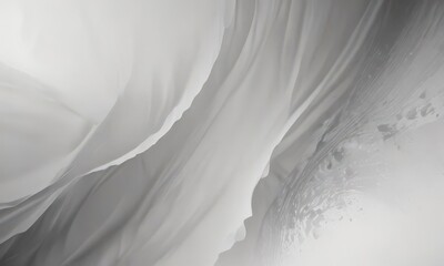 Obraz premium Grey and white abstract ombre, chaotic yet balanced patterns , shapes, minimalist, website