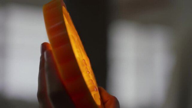 Intricate candle carving process showcases creativity and craftsmanship in local workshop