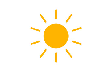 太陽のカラーアイコン