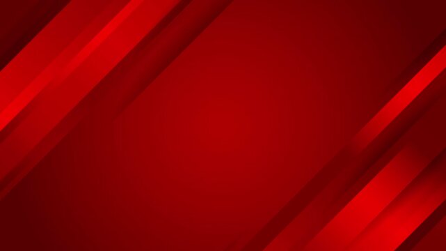 red background geometric loop animation video