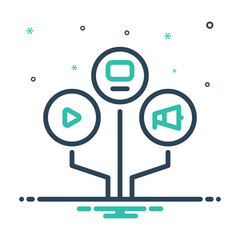 Mix icon for connect