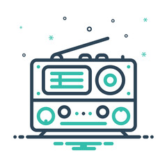 Mix icon for radio