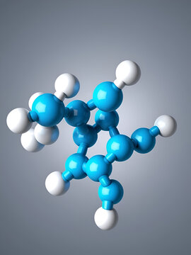 Catechol molecule rotating video Full HD