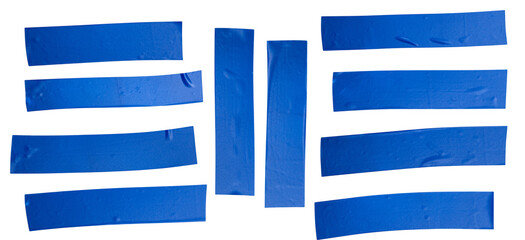 Colorful Duct Tape Strips and Foil Set Illustration for Collage and Decorative Design