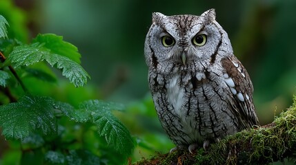 Obraz premium Owl in Forest (1)