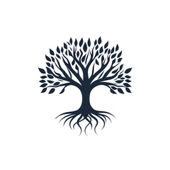 Sustainable Roots logo isolated on a white transparent background