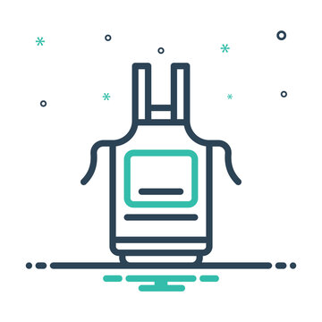 Mix icon for apron