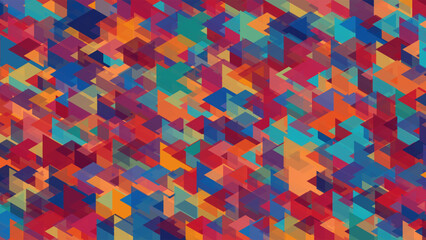 ABSTRACT RANDOM PATTERN BACKGROUND FLAT COLORFUL SHAPES DESIGN VECTOR TEMPLATE FOR WALLPAPER, COVER DESIGN