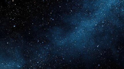 Fototapeta premium Cosmic Nightscape: Starry Sky with Nebulae and Celestial Dust