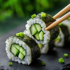 Cucumber Sushi Rolls - A Culinary Delight