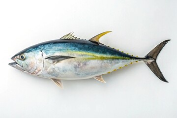 Fototapeta premium fresh fish on white background