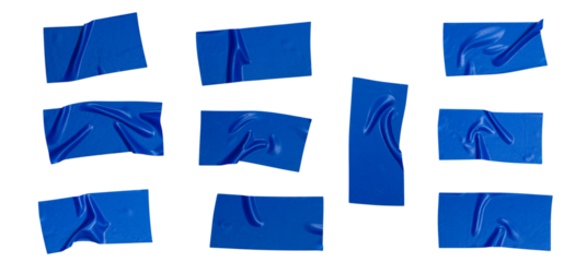 Colorful Duct Tape Strips and Foil Set Illustration for Collage and Decorative Design