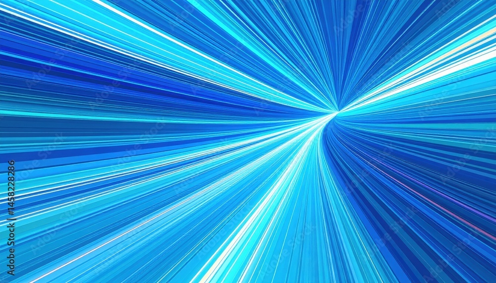 Poster dynamic light burst visualization digital space abstract graphic futuristic environment perspective 