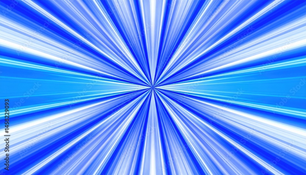 Poster dynamic blue light burst event digital space abstract graphic design vibrant environment centered vi