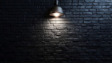 Dark Brick Wall Lamp Light. (23)