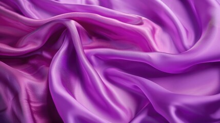 Obraz premium Soft, flowing abstract background of purple fabric, delicate texture, artistic fabric concept.