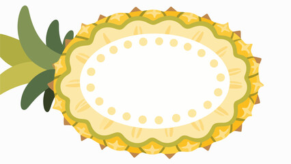 Fruit pattern, fruit vector pattern surrounds the boundary.