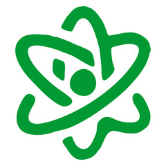 Atomium Chemistry Atoms First Atomic Orbital_Green