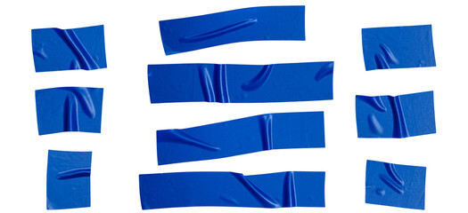 Colorful Duct Tape Strips and Foil Set Illustration for Collage and Decorative Design