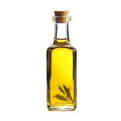 bottle of olive oil isolated
