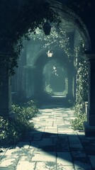 Abandoned stone passageway