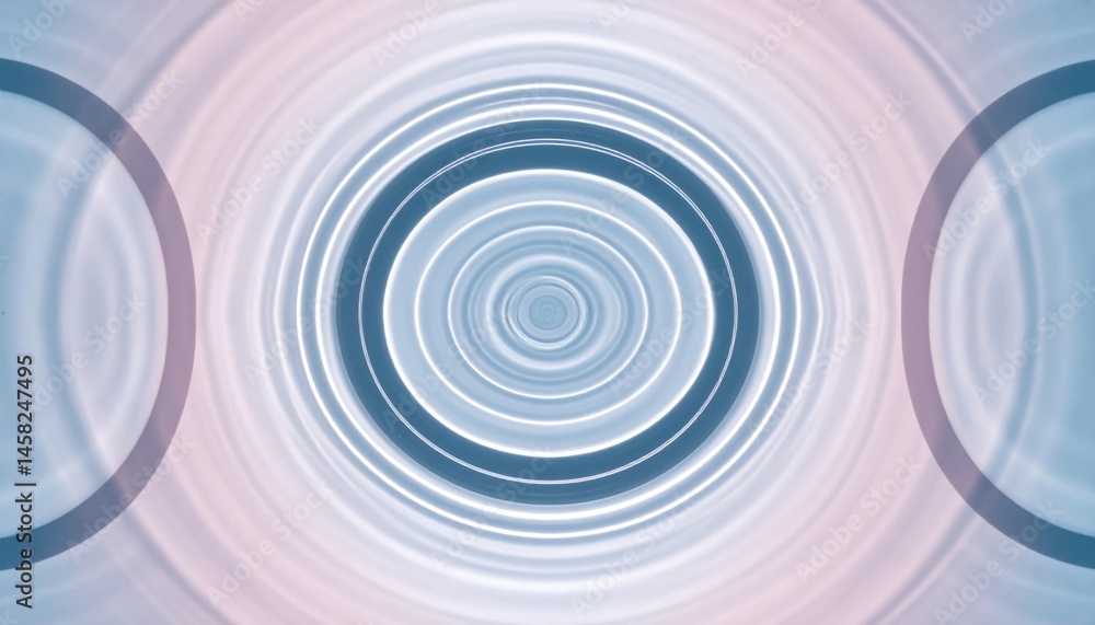 Poster dynamic ripple effect visualization abstract digital art contemporary design minimalist environment 