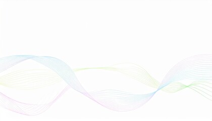 Dynamic abstract waves illustrating motion and flow in a minimalistic space for visual art enthusiasts