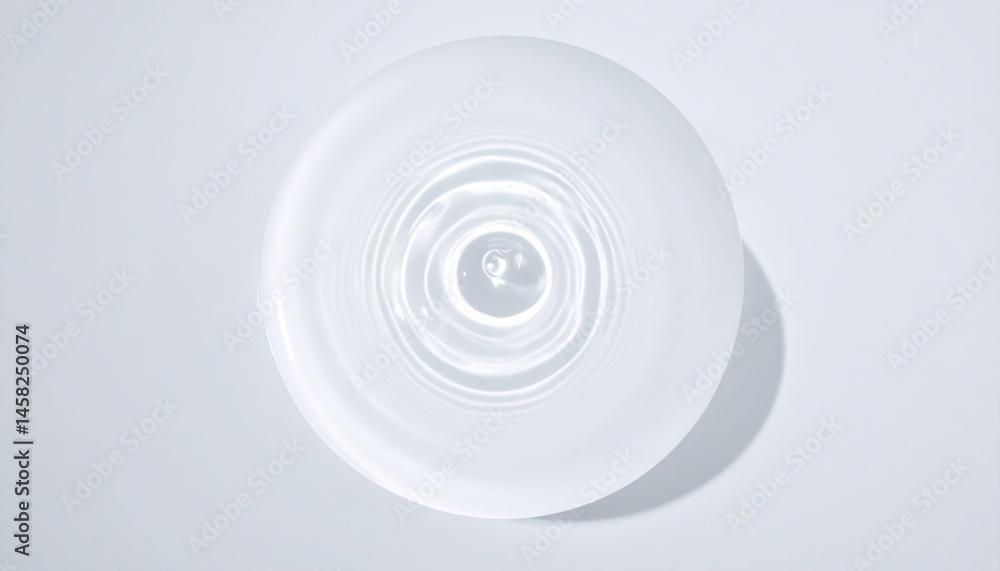 Poster water droplet impact studio setting macro photography minimalist background top-down view fluid dyna