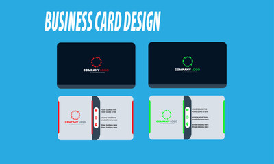 Corporate modern layout Business Card with Creative editable Vector Shapes Template For Commercial Business .