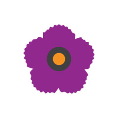 Stylized Flowers logo icon symbol template  design