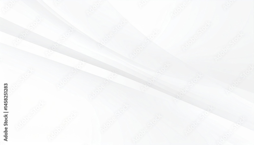 Poster dynamic white waves flowing over smooth surface abstract design minimalist environment artistic pers