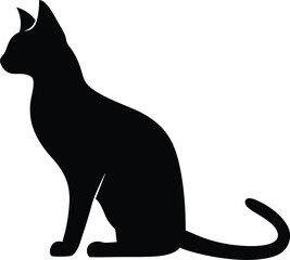 cat silhouette vector