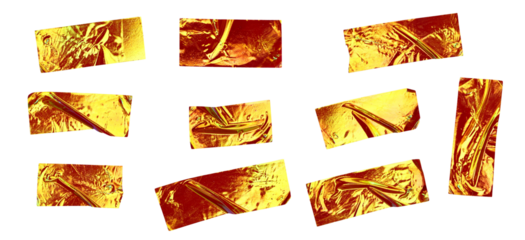 Abstract Shiny Foil Tape Strips Illustration for Scrapbooking and Decorative Design