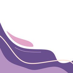 hand drawn curve corner