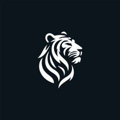 Fototapeta premium Majestic tiger logo