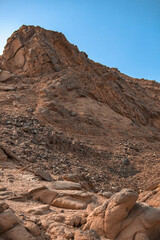 red rocks in the desert