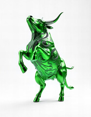 Fototapeta premium Bull Market Concept png