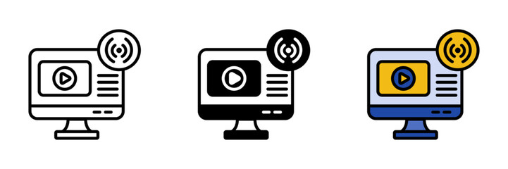 Live Streaming is real-time broadcasting of lessons or lectures using cameras, microphones, and digital platforms.