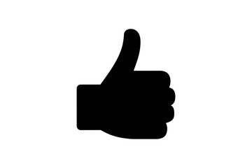 Thumbs up like icon vector illustration graphic art