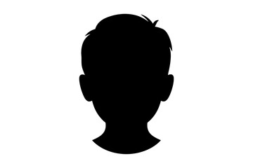 Person head silhouette profile avatar anonymous user