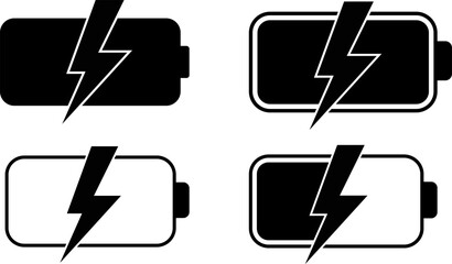 Battery charge sign. Technology concept. smartphone battery level icons collection
