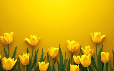 Amazing Wall of bright yellow flowers background. High quality